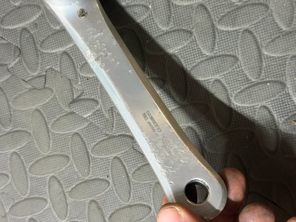 Dura Ace 7600 NJS 167.5mm Track Crankset