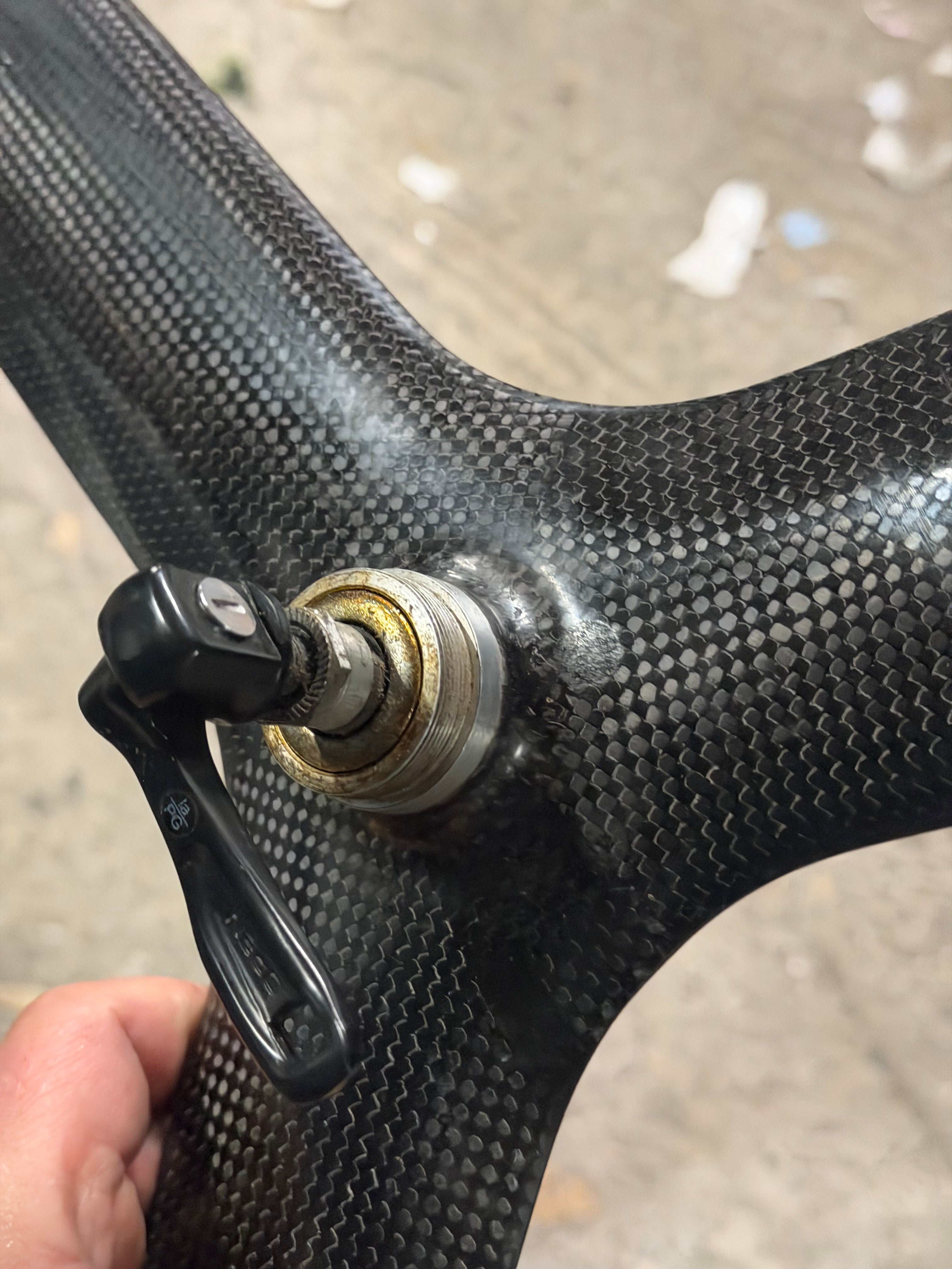 Hed Carbon 3 Spoke Front Wheel Tubulas