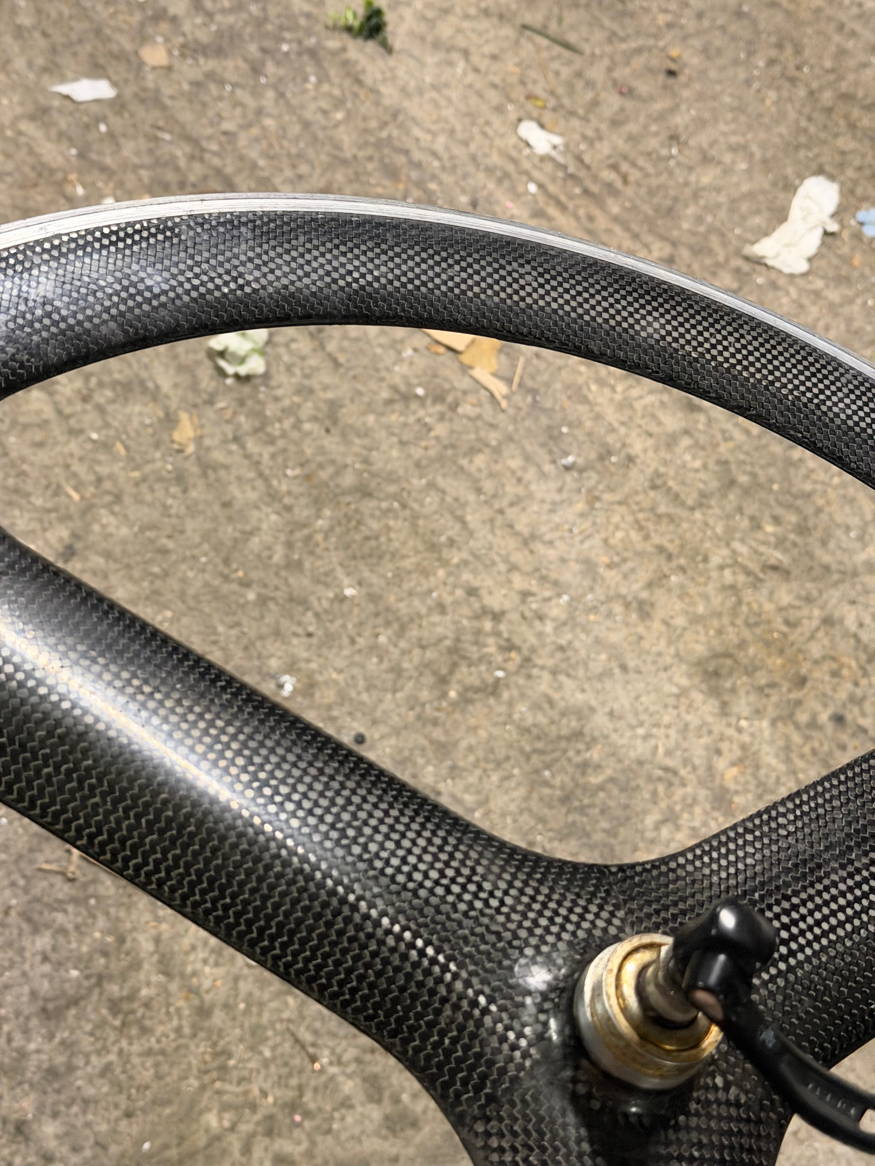 Hed Carbon 3 Spoke Front Wheel Tubulas
