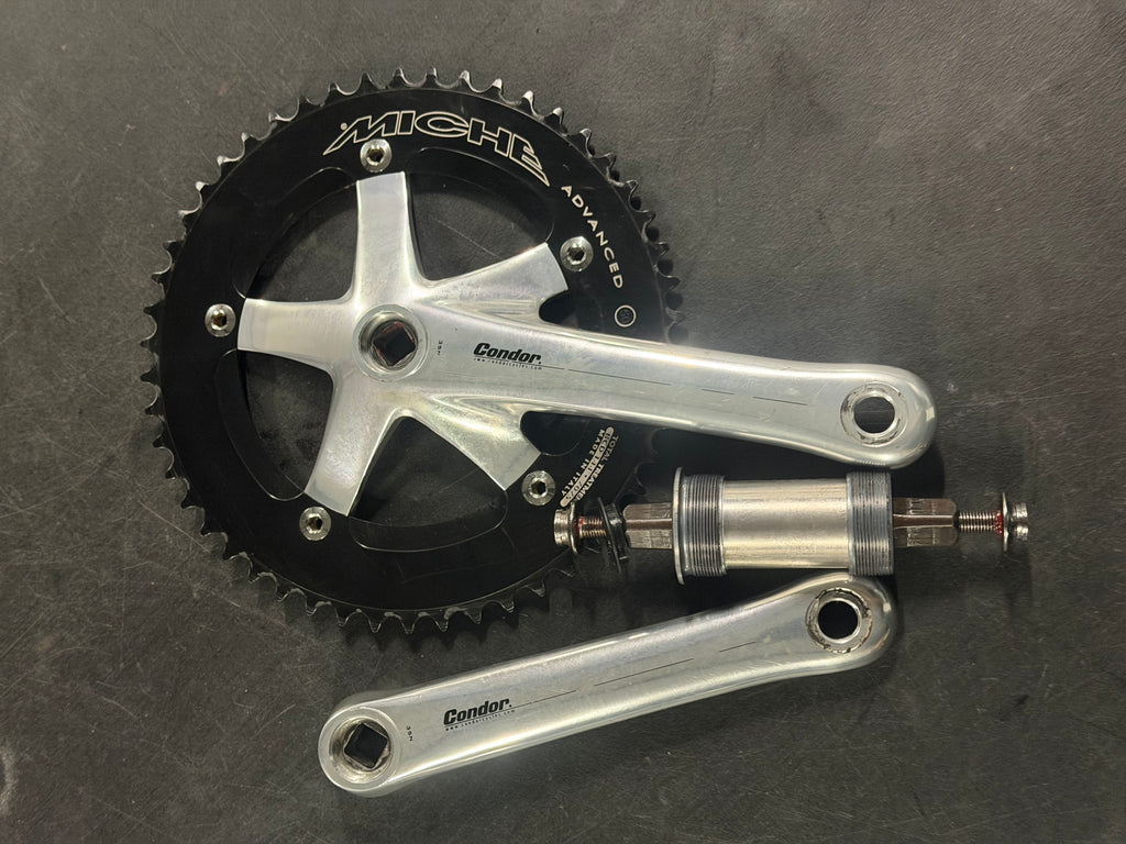Condor Miche 170mm 144 BCD track crankset with BSA bottom bracket