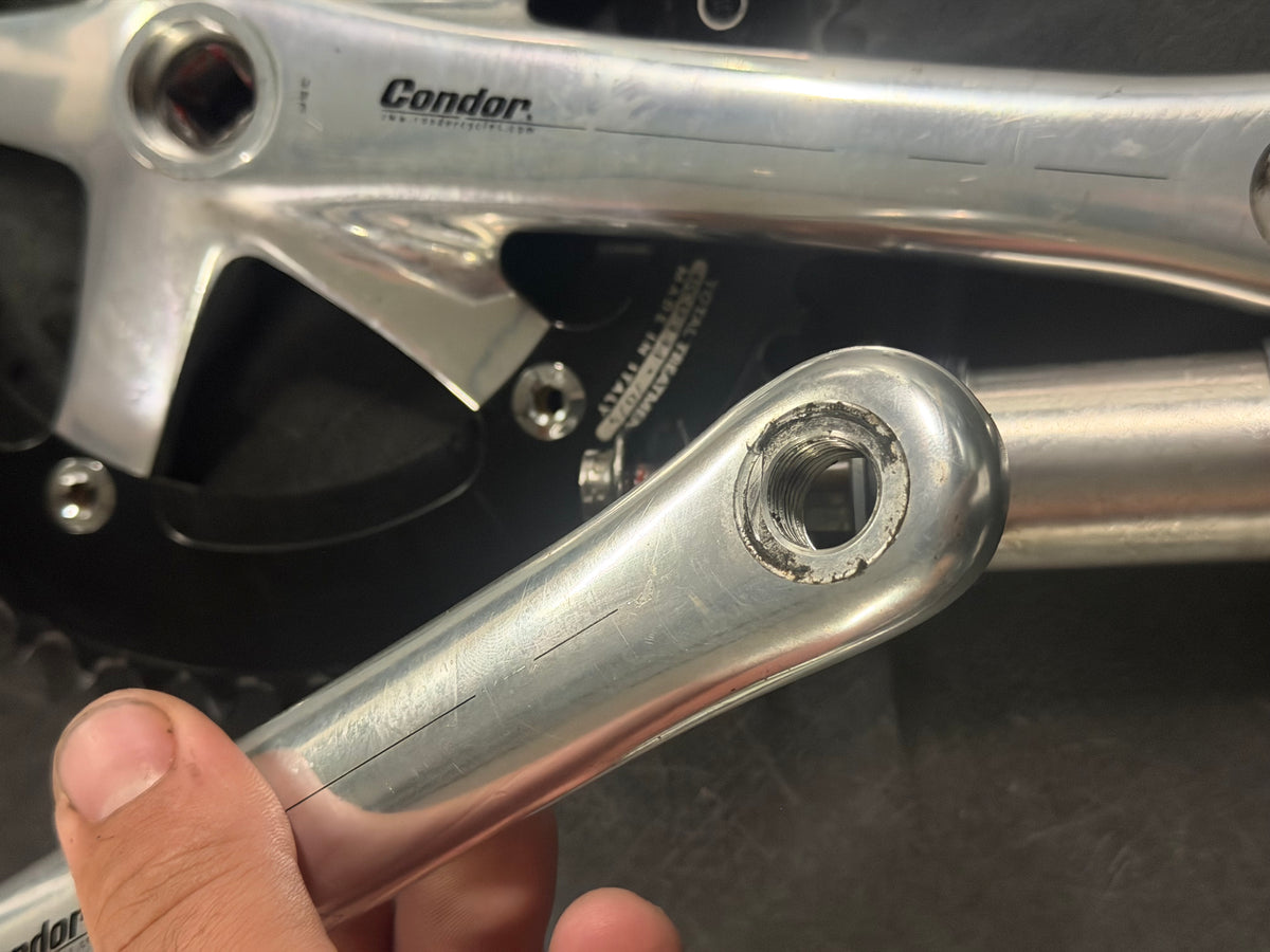 Condor Miche Track Crankset 170mm 144 BCD with BSA Bottom Bracket 50t