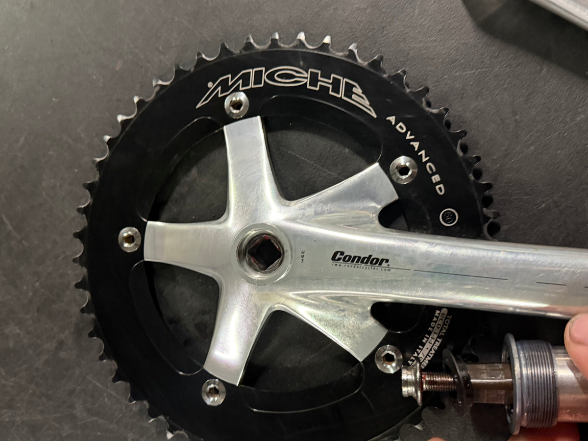 Condor Miche Track Crankset 170mm 144 BCD with BSA Bottom Bracket 50t