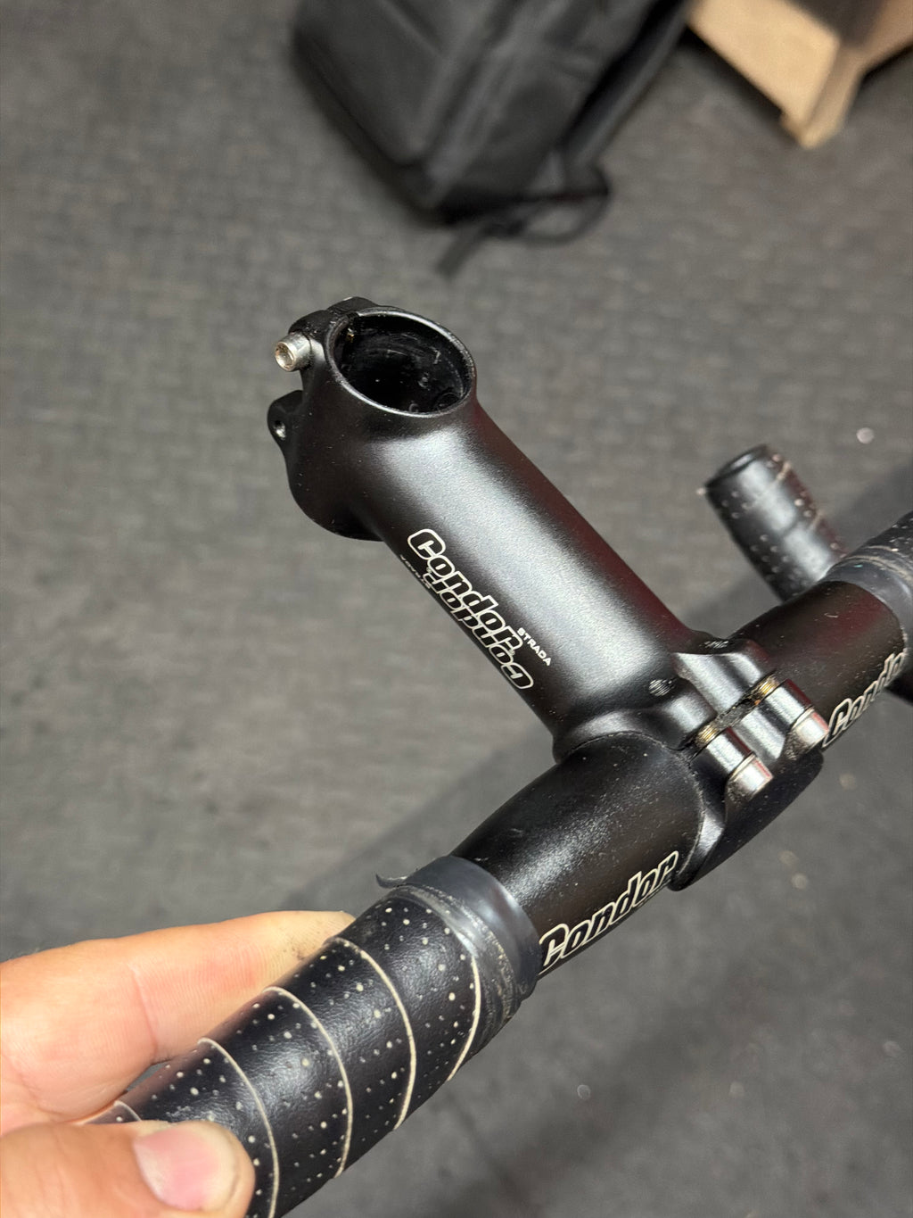 Single Speed Cockpit Condor Stem and Handlebars 38cm 100m