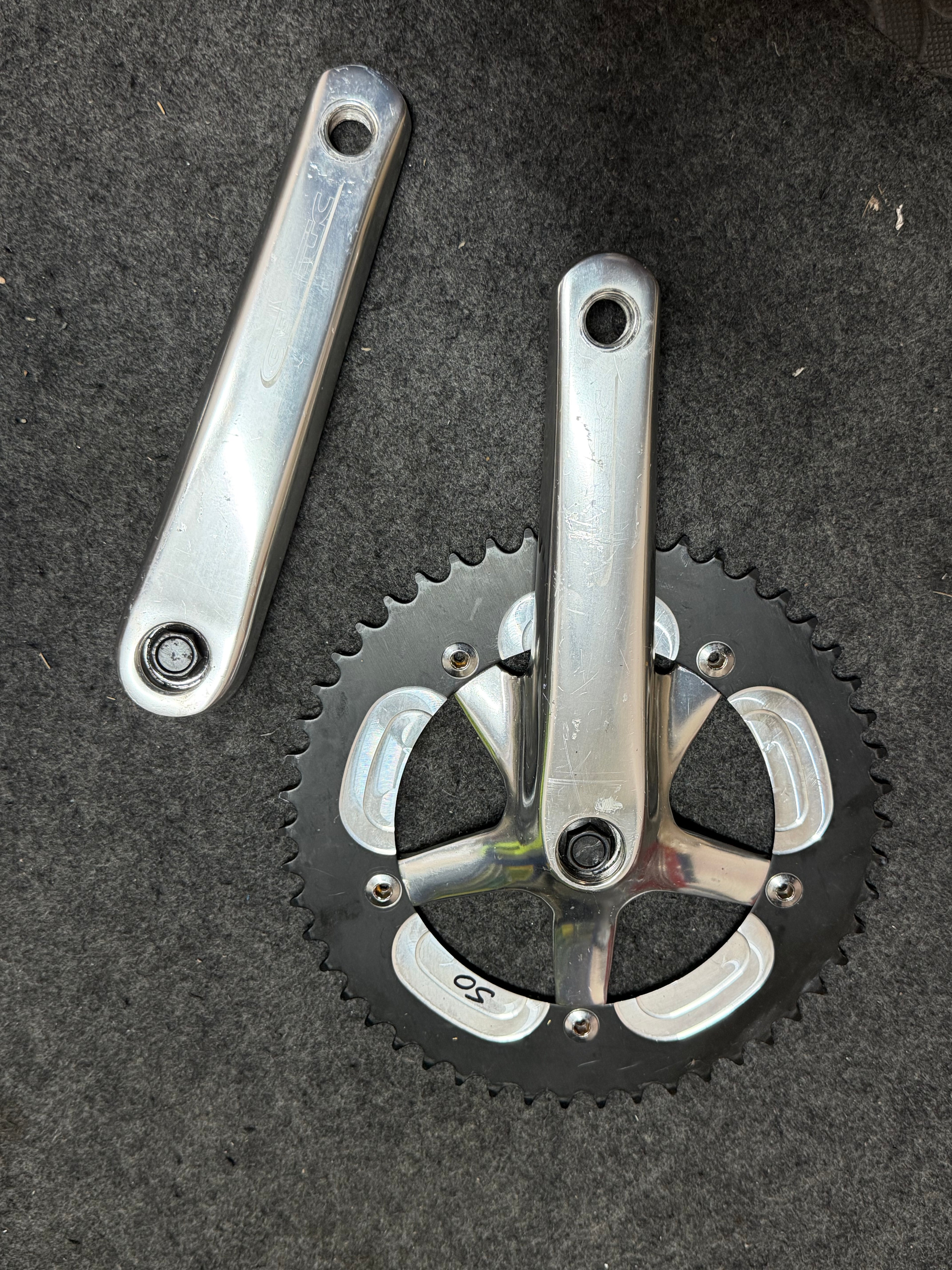 Genetic Track Crankset 165m 144BCD