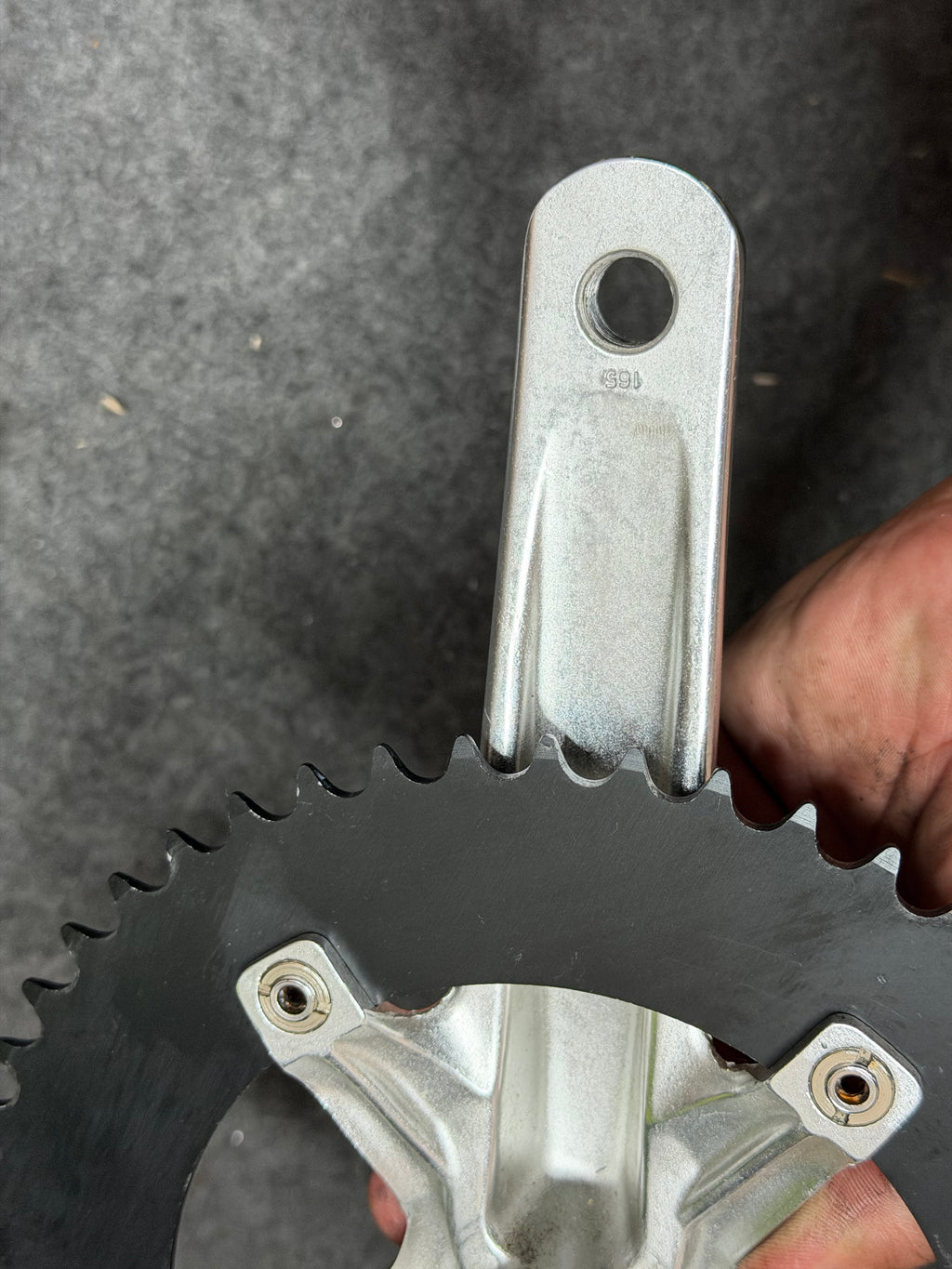 Genetic Track Crankset 165m 144BCD