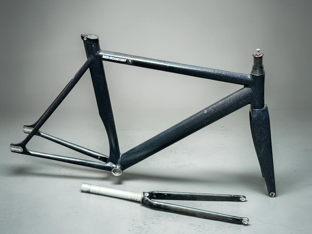 Koga Aluminium Track Frameset 56cm – Custom Black Flake Paint