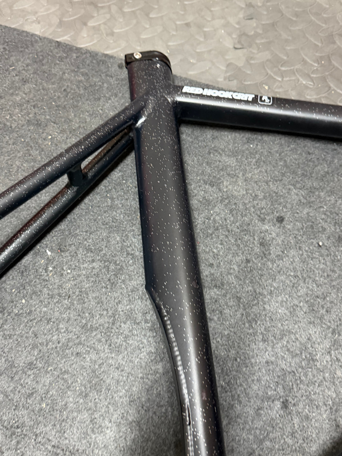 Koga Aluminium Track Frameset 56cm – Custom Black Flake Paint