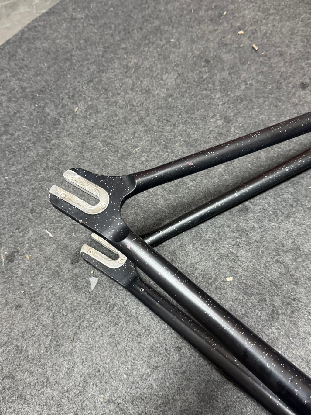 Koga Aluminium Track Frameset 56cm – Custom Black Flake Paint