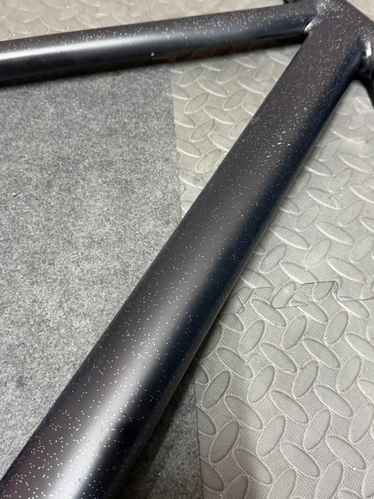Koga Aluminium Track Frameset 56cm – Custom Black Flake Paint