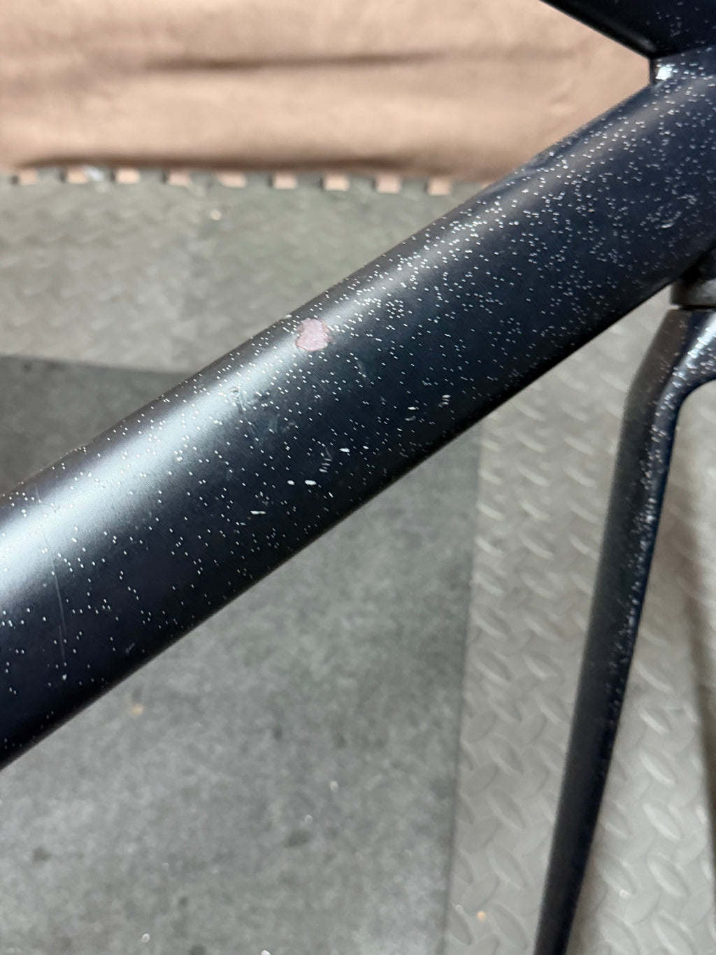 Koga Aluminium Track Frameset 56cm – Custom Black Flake Paint
