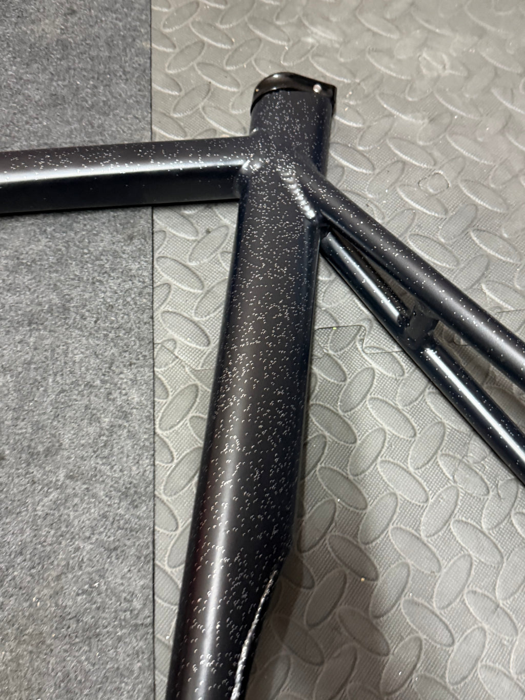 Koga Aluminium Track Frameset 56cm – Custom Black Flake Paint