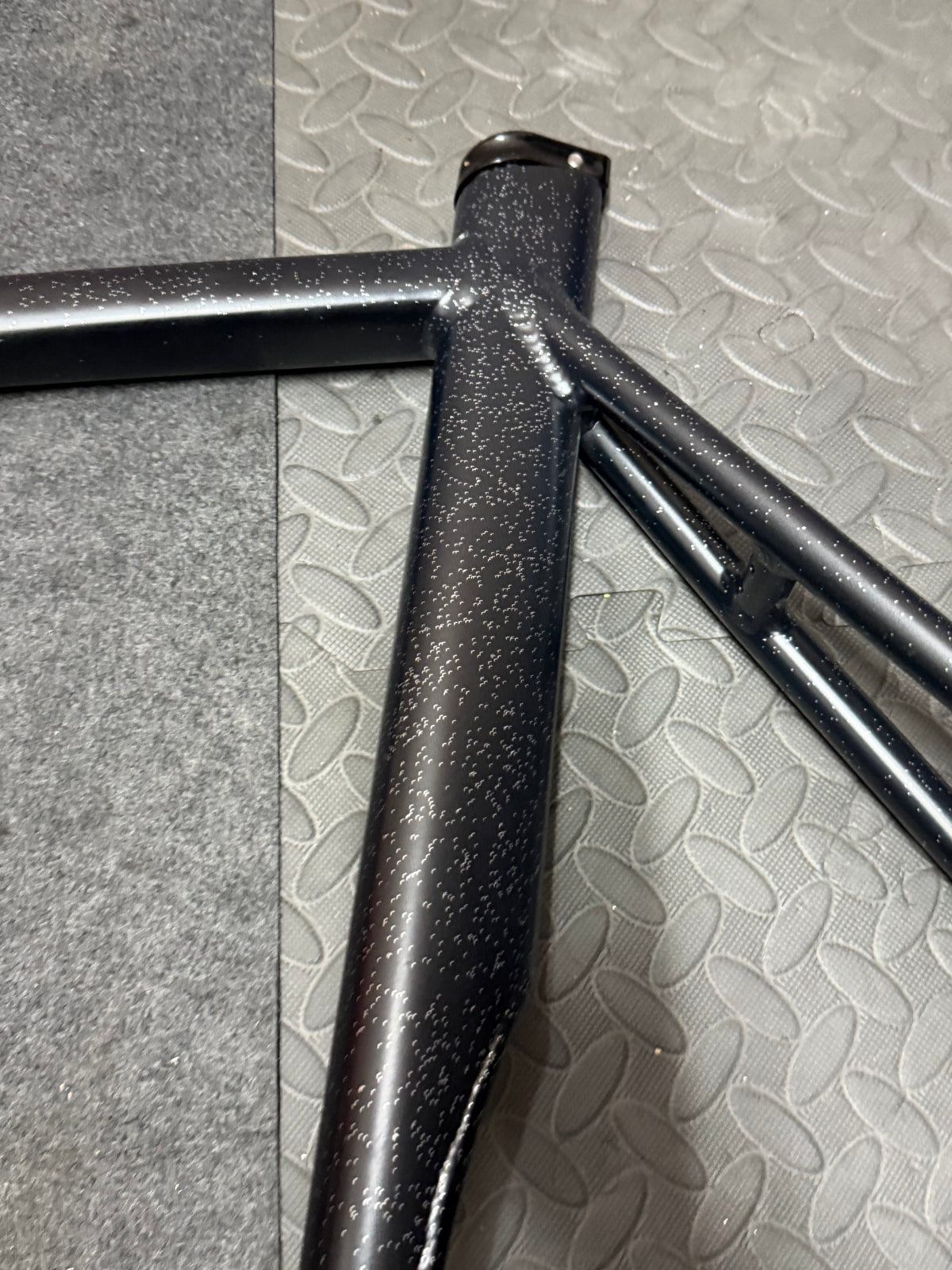 Koga Aluminium Track Frameset 56cm – Custom Black Flake Paint