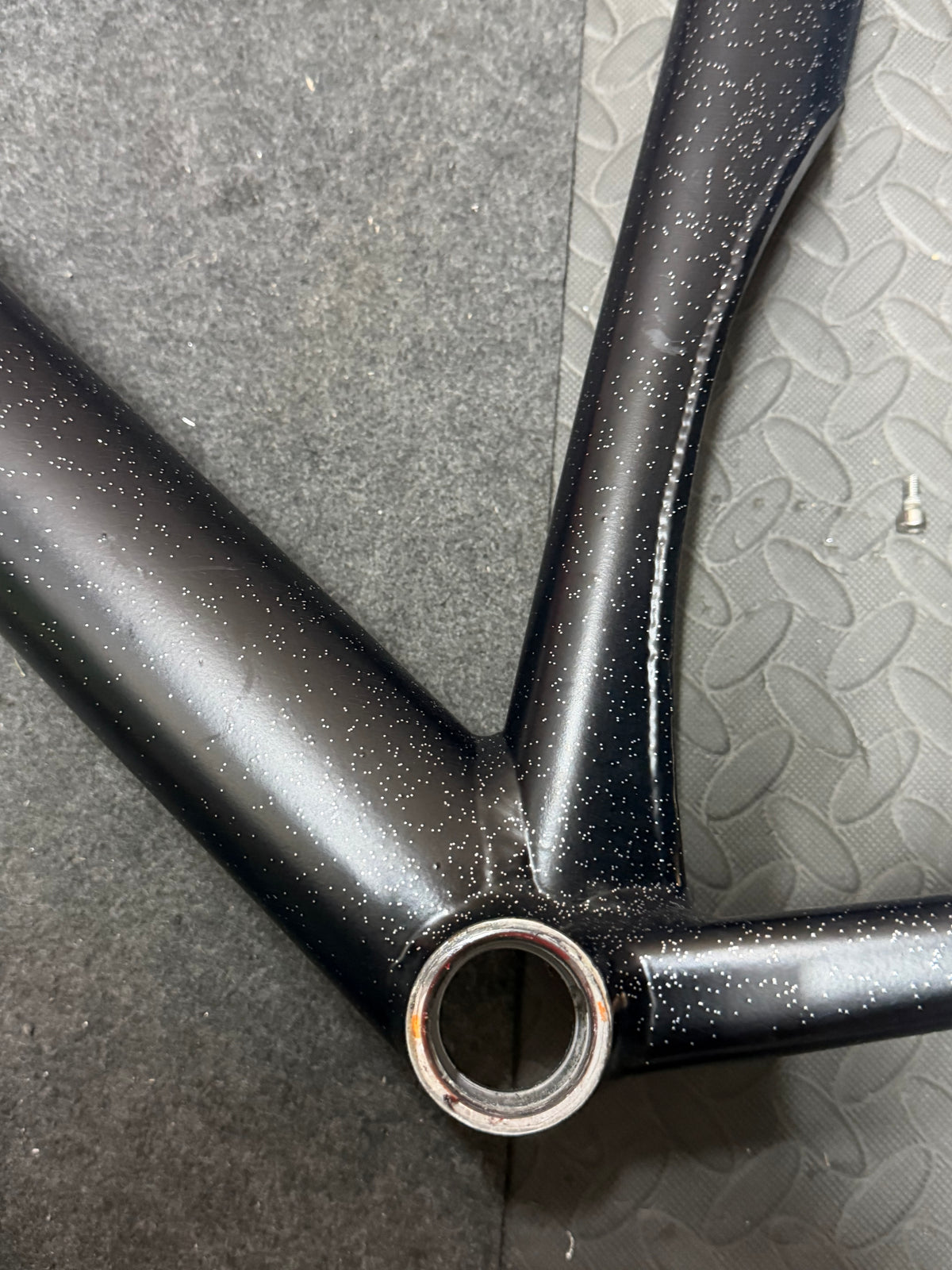 Koga Aluminium Track Frameset 56cm – Custom Black Flake Paint