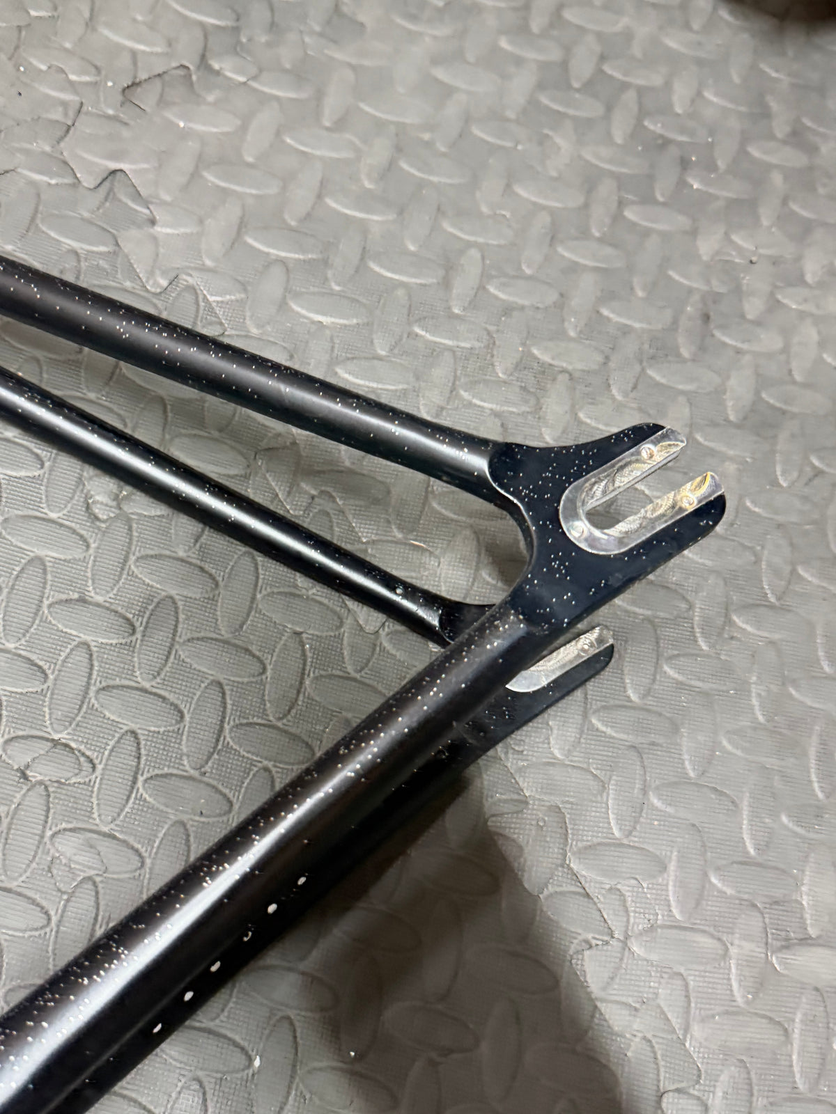 Koga Aluminium Track Frameset 56cm – Custom Black Flake Paint