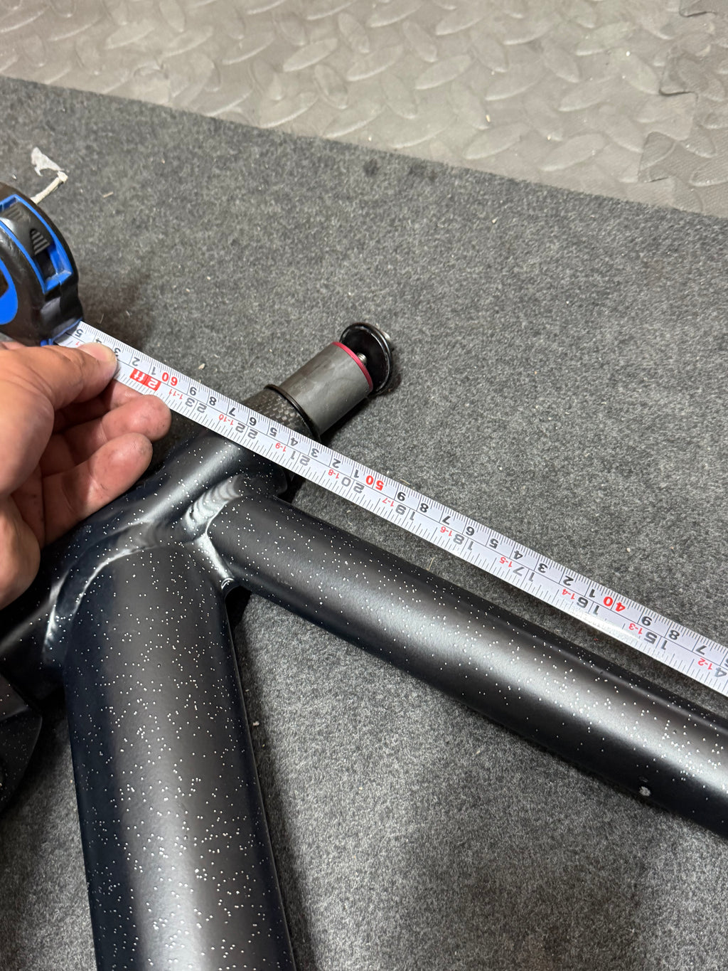 Koga Aluminium Track Frameset 56cm – Custom Black Flake Paint