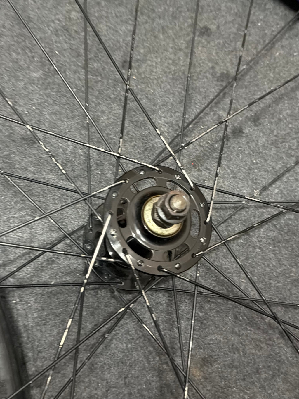 Purple Single Speed Fixed Gear Clincher Wheelset 700c