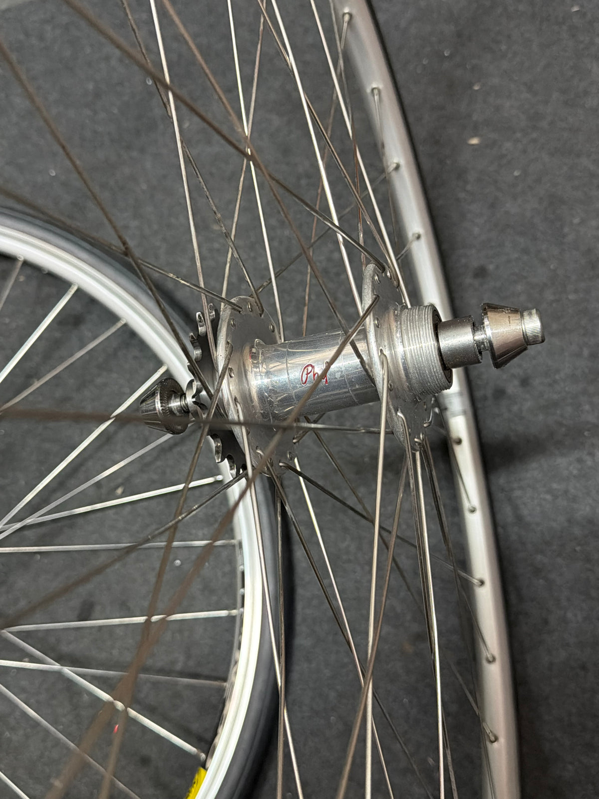 Phil Wood Track Wheelset 700c – Mavic Clincher Rims