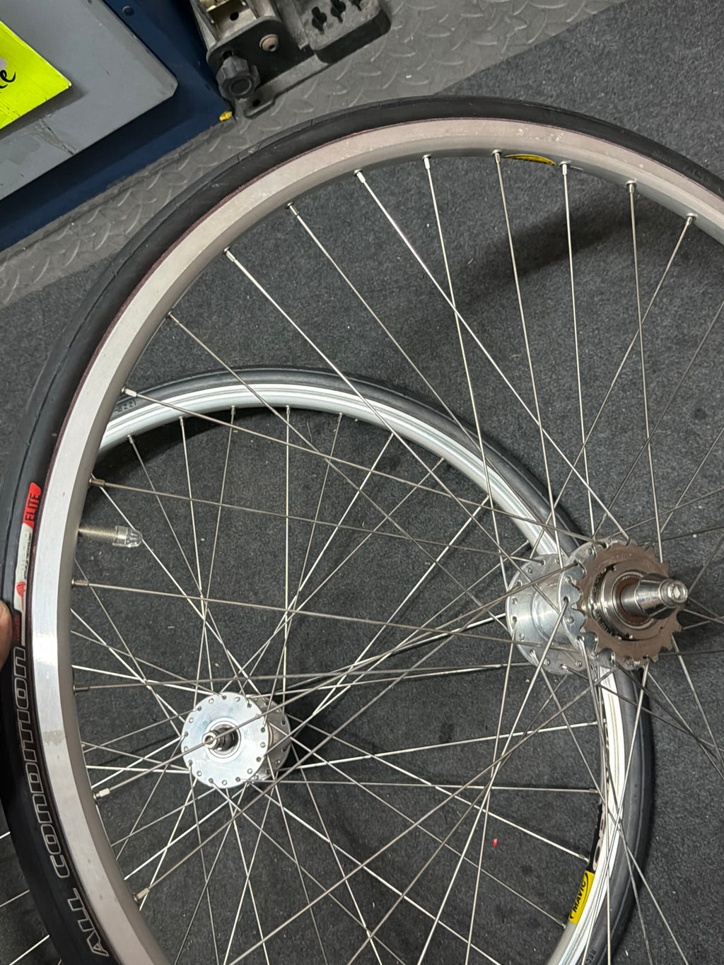 Phil Wood Track Wheelset 700c – Mavic Clincher Rims