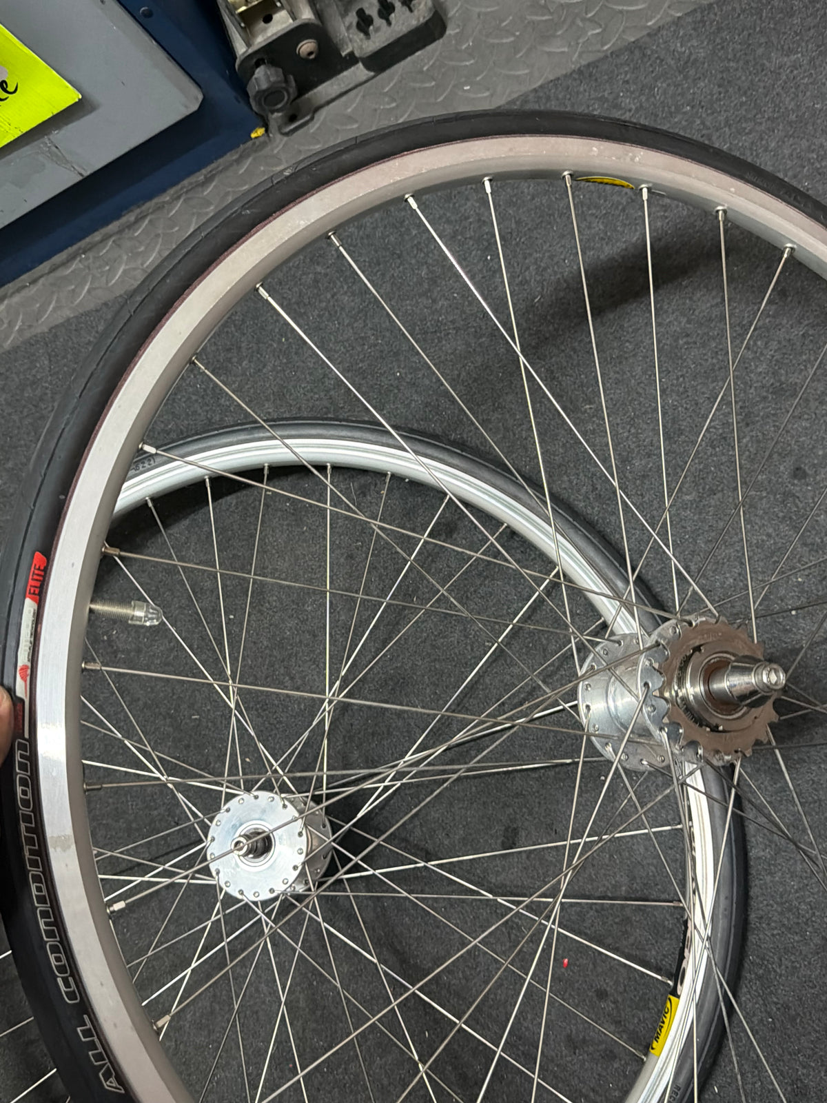 Phil Wood Track Wheelset 700c – Mavic Clincher Rims