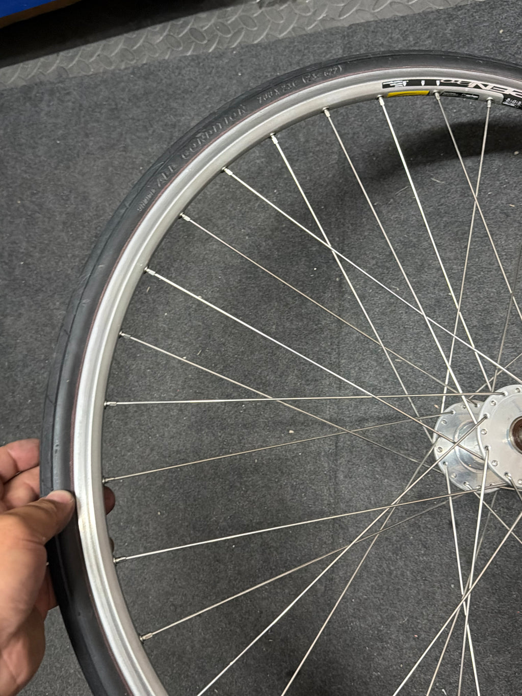 Phil Wood Track Wheelset 700c – Mavic Clincher Rims