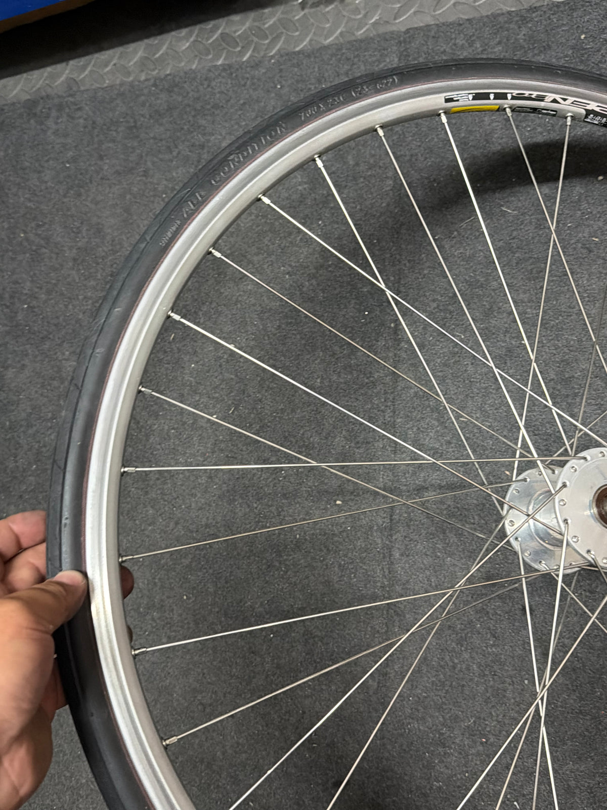 Phil Wood Track Wheelset 700c – Mavic Clincher Rims
