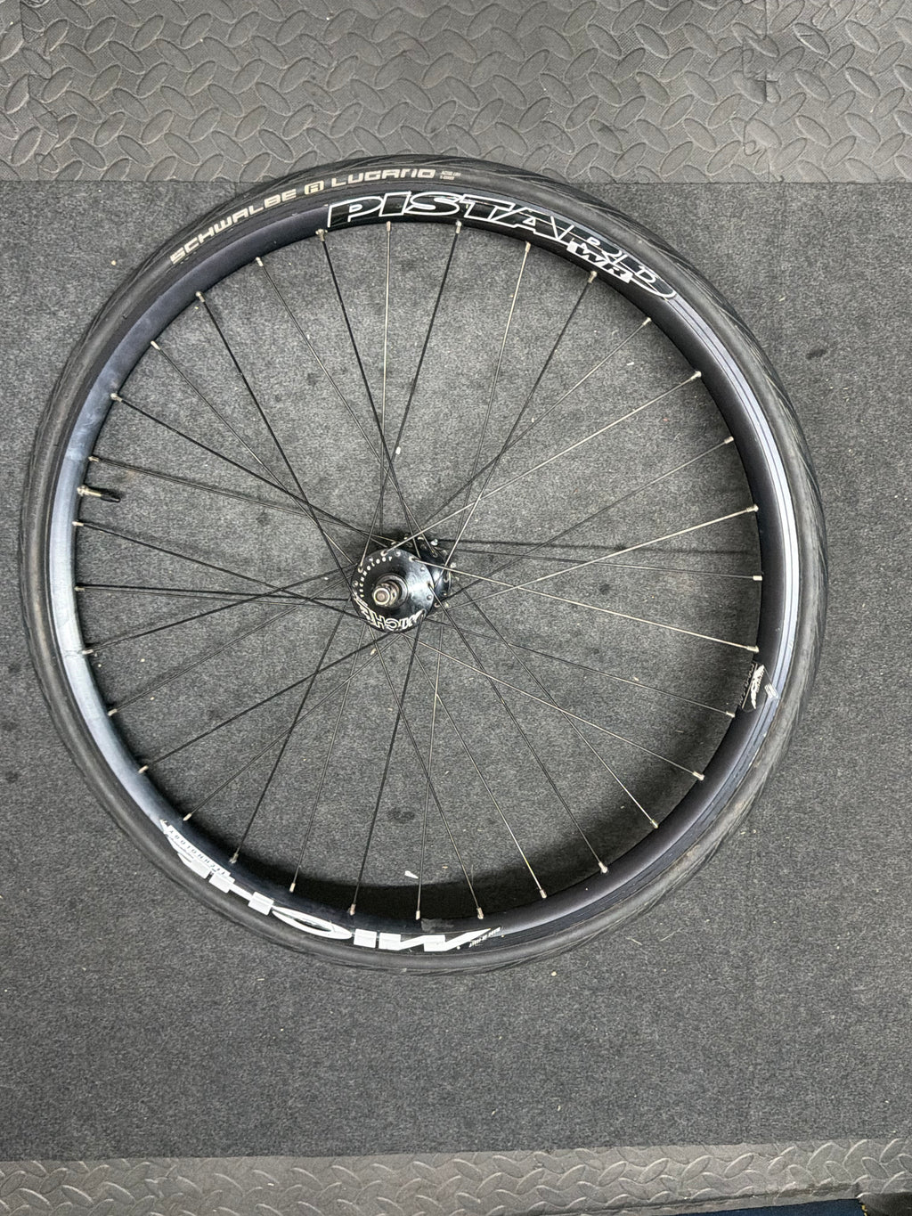 Miche Pistard 700c clincher rear track fixed gear wheel
