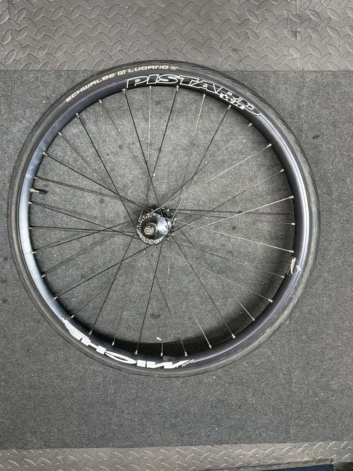 Miche Pistard 700c clincher rear track fixed gear wheel
