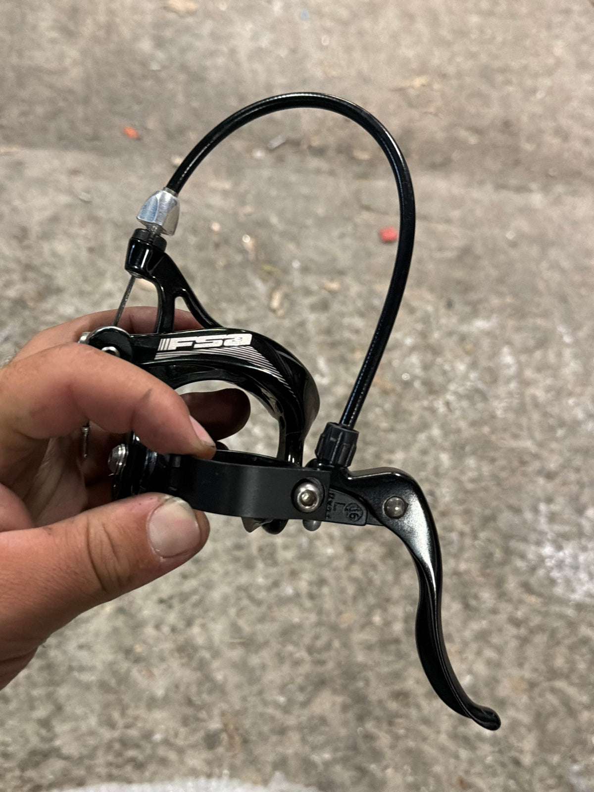 Front Single Speed FSA Brake Caliper & 31.8mm Brake Lever