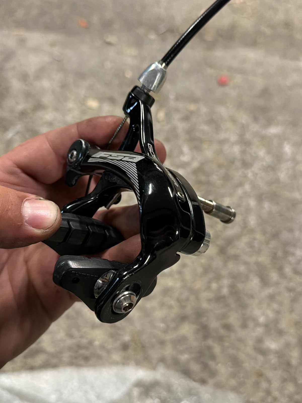 Front Single Speed FSA Brake Caliper & 31.8mm Brake Lever
