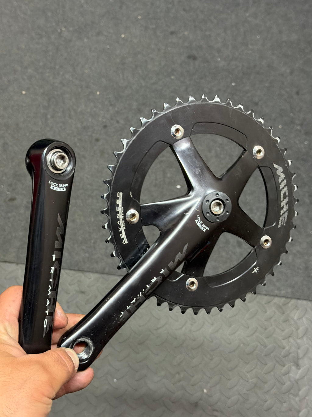 Miche Primato Track Crankset 165mm 144 BCD 48T