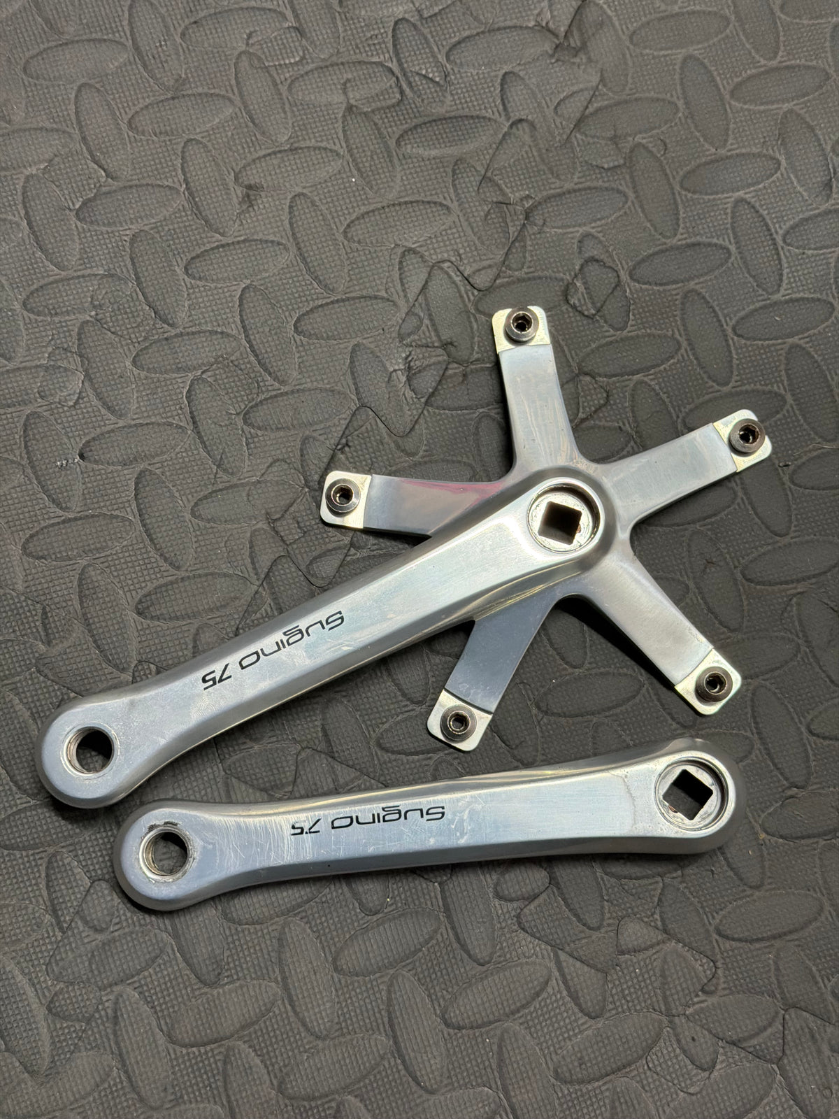 Sugino 75 NJS Track Crankset 165mm 144 BCD