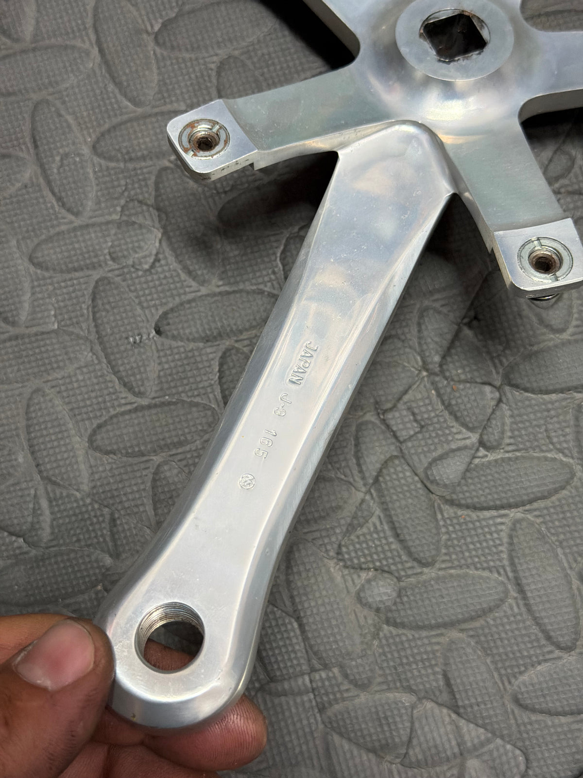 Sugino 75 NJS Track Crankset 165mm 144 BCD
