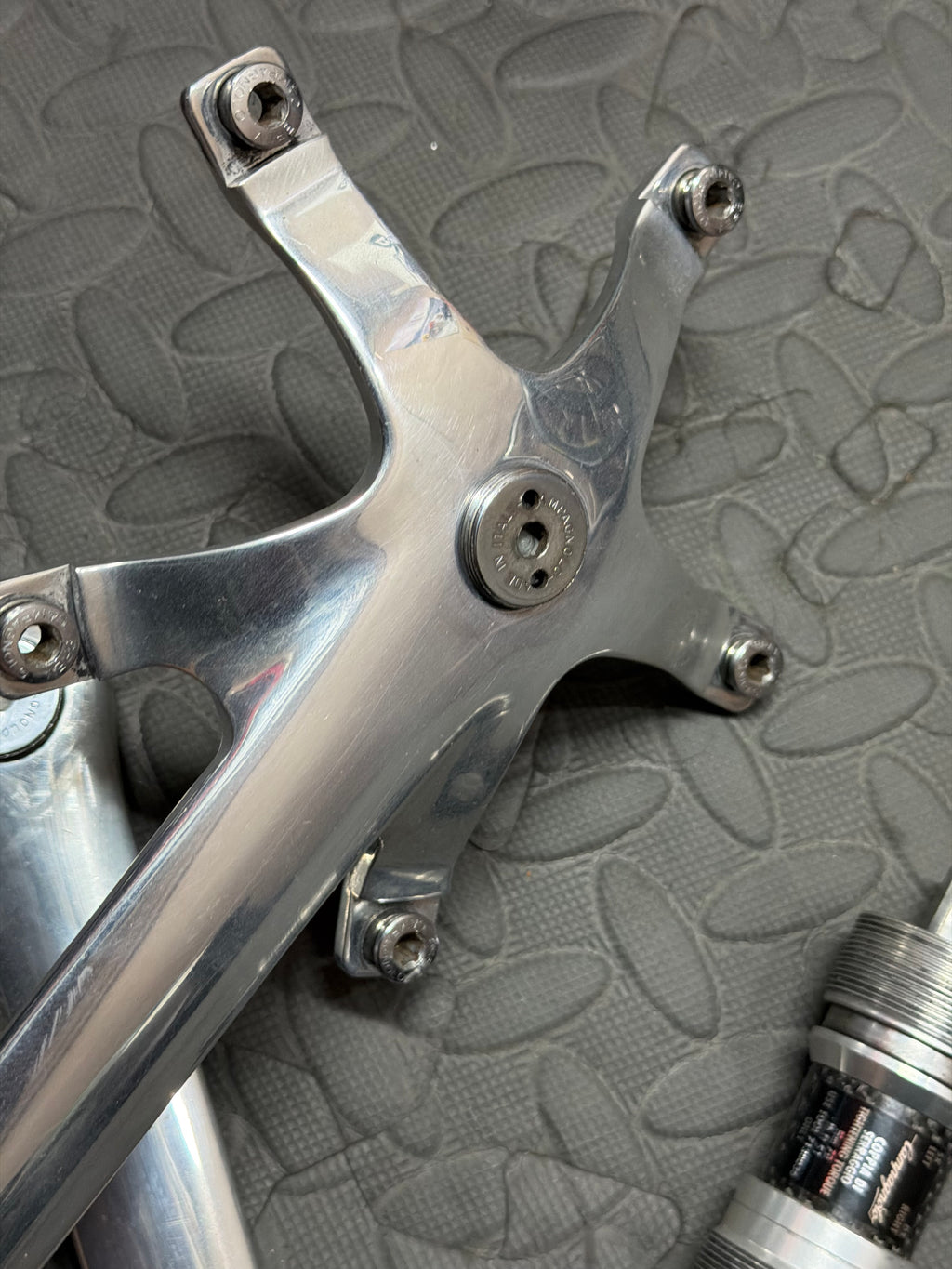 Campagnolo C-Record Pista Track Crankset 165mm 144 BCD