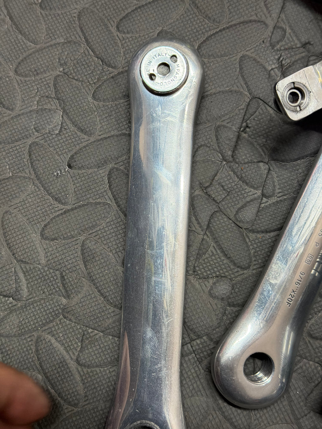 Campagnolo C-Record Pista Track Crankset 165mm 144 BCD