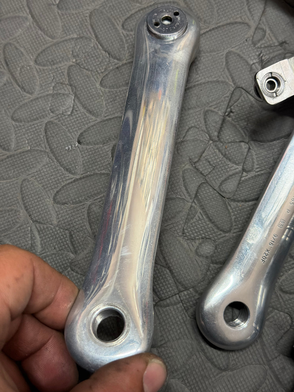 Campagnolo C-Record Pista Track Crankset 165mm 144 BCD