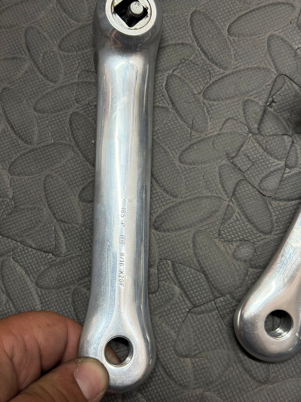 Campagnolo C-Record Pista Track Crankset 165mm 144 BCD