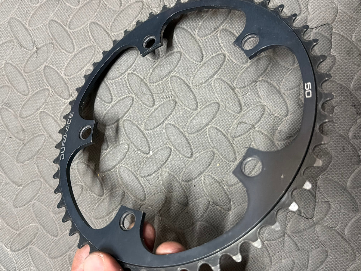 Shimano Dura-Ace Track Chainring 50T 144 BCD 3/32" Black
