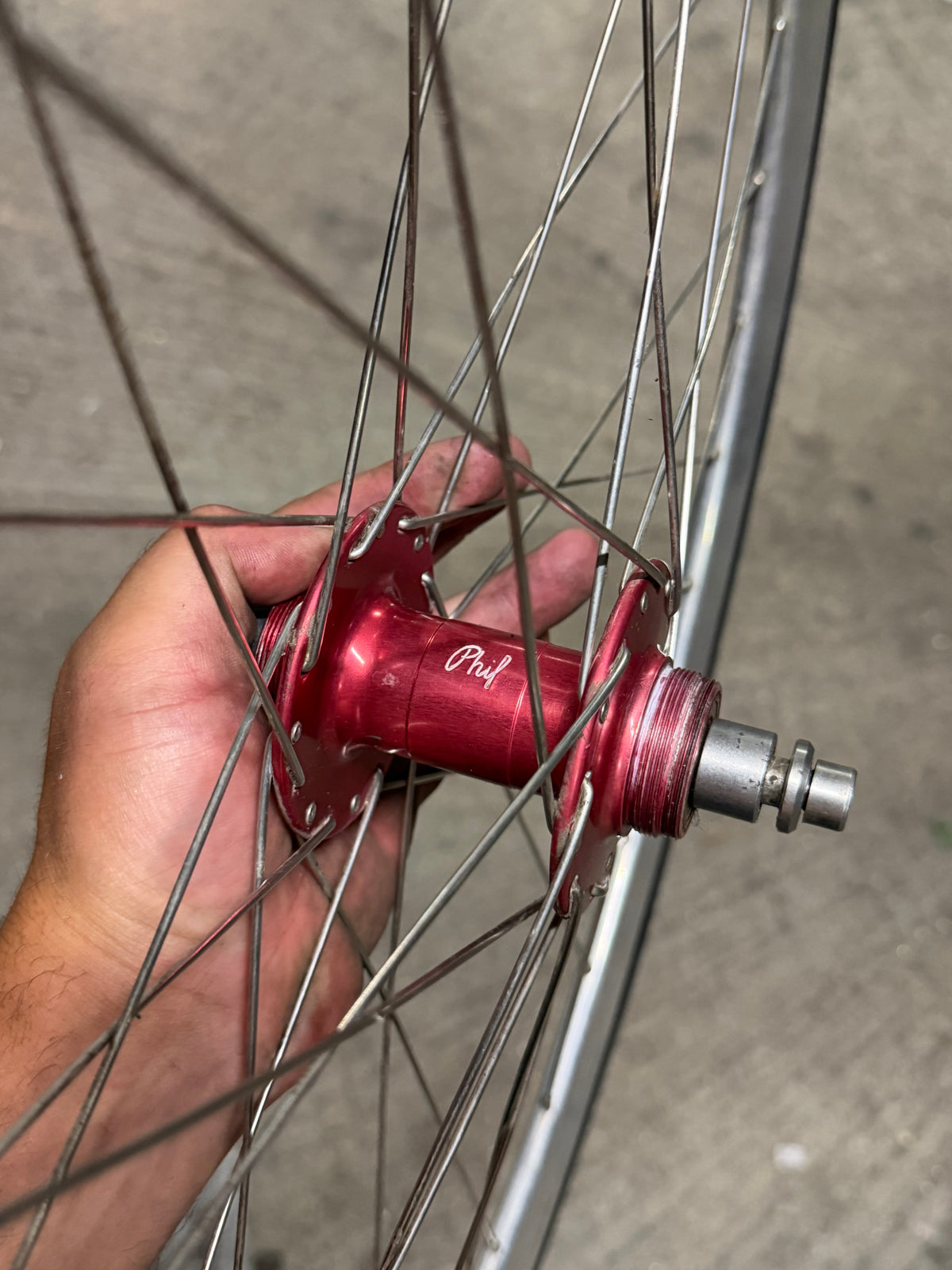 Phil Wood Rear Track Wheel