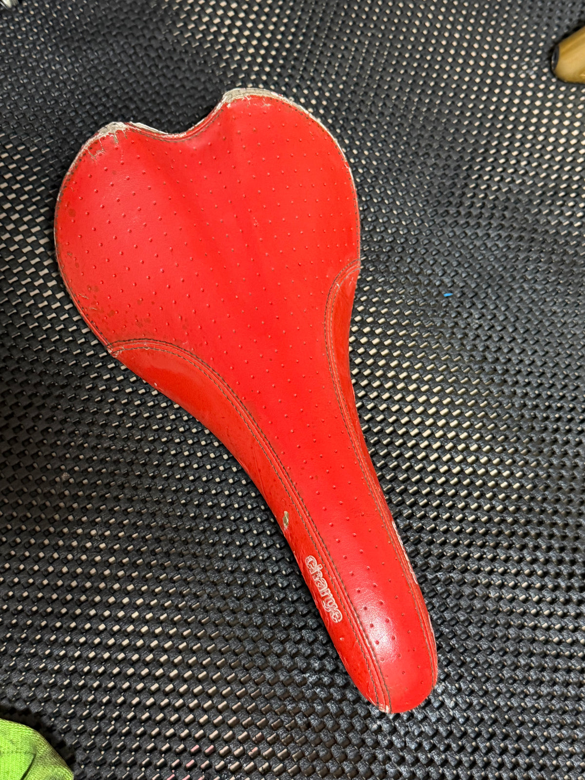 Charge Red Bike Saddle