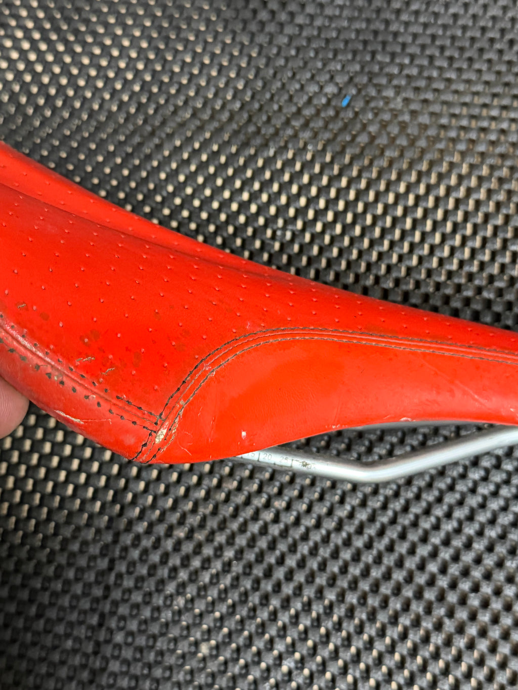 Charge Red Bike Saddle