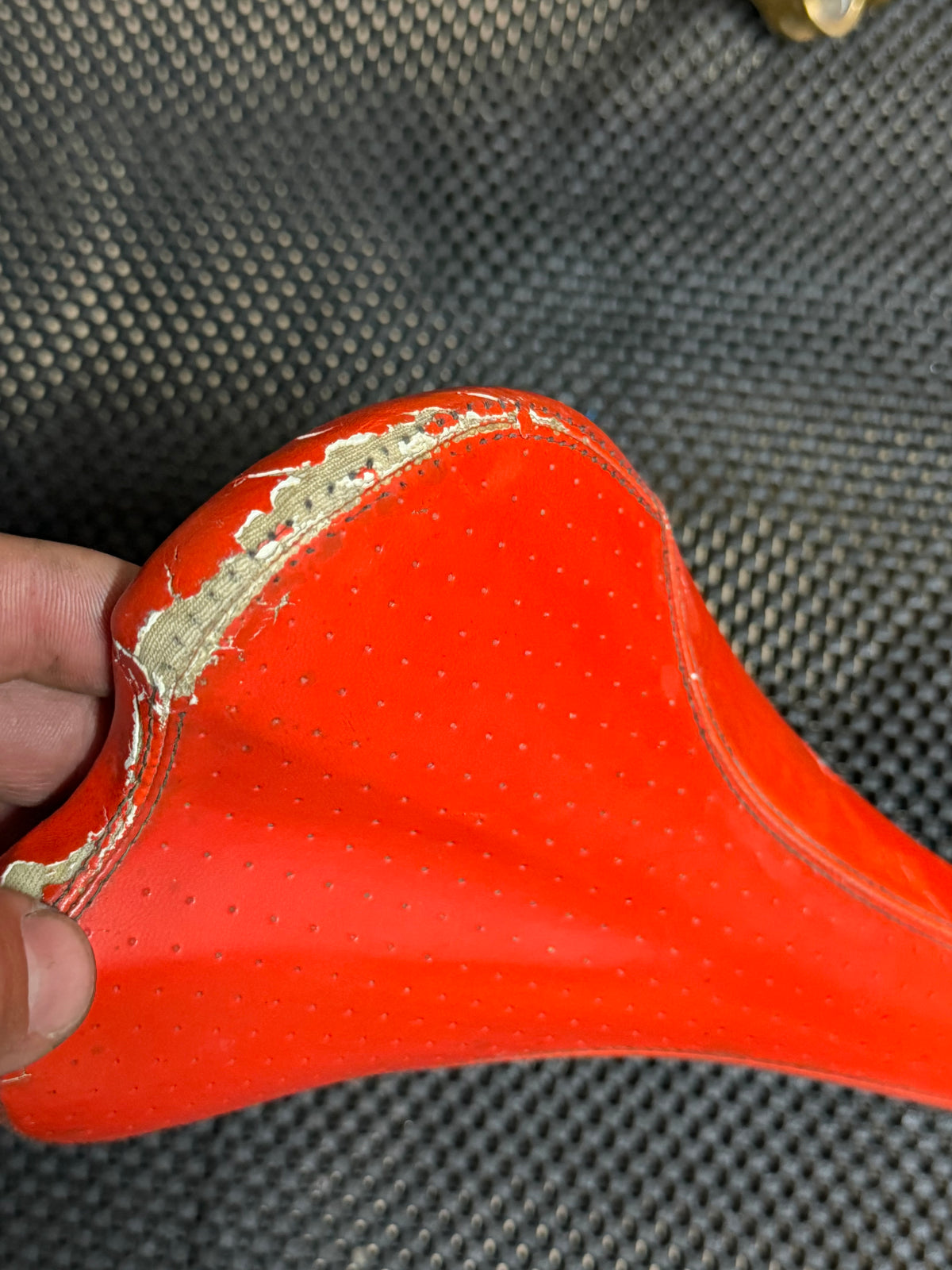 Charge Red Bike Saddle