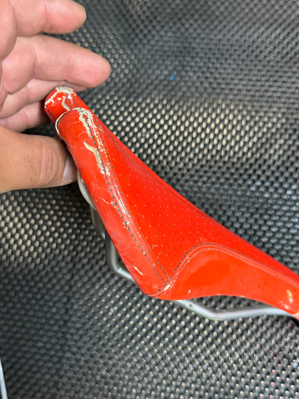 Charge Red Bike Saddle