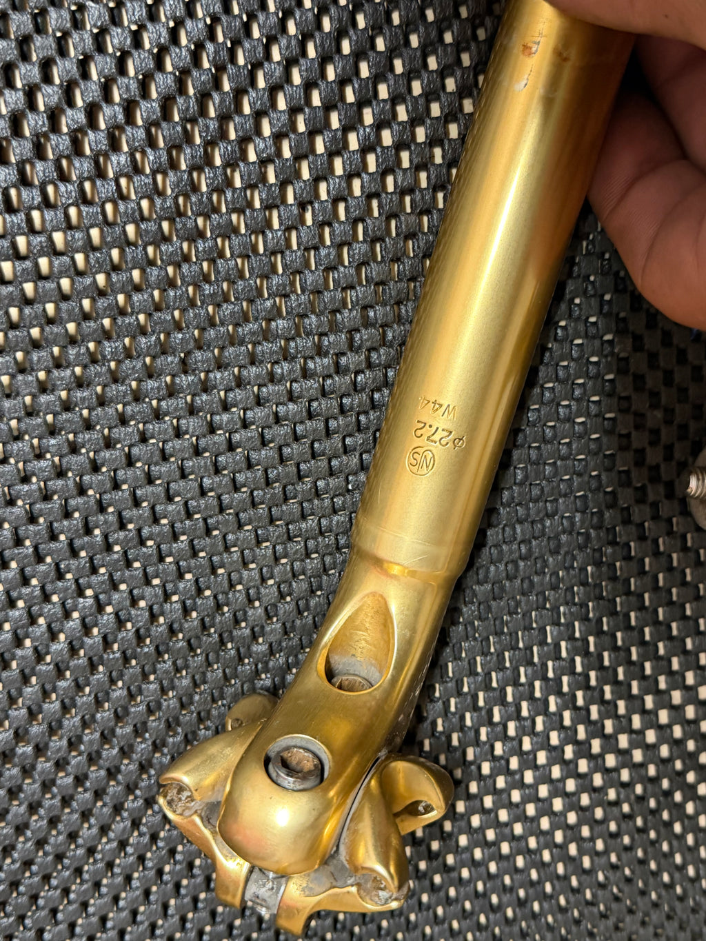 Rare Nitto NJS Gold Jaguar Stem Handlebars & 27.2mm Seatpost