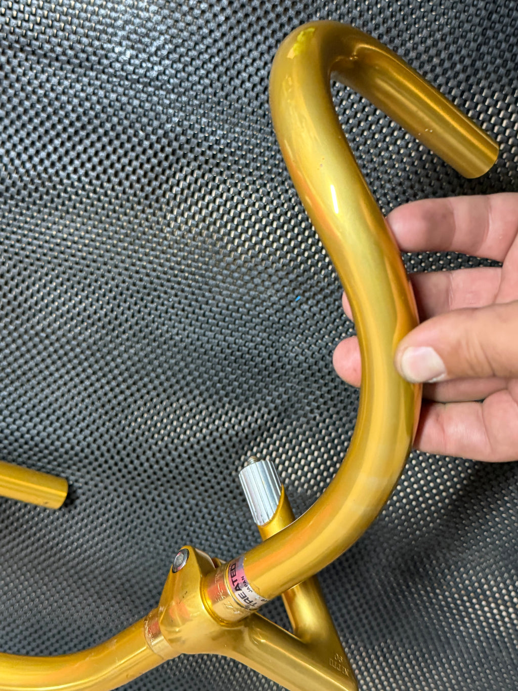 Rare Nitto NJS Gold Jaguar Stem Handlebars & 27.2mm Seatpost