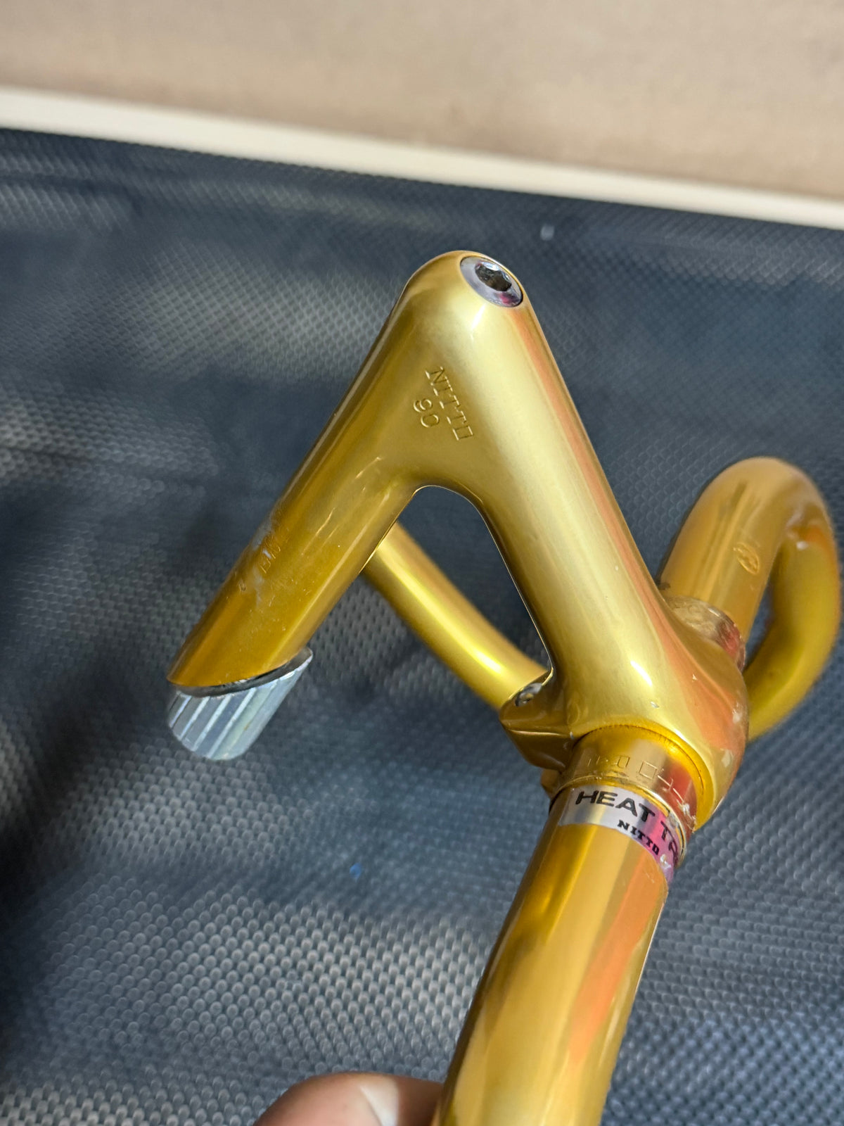 Rare Nitto NJS Gold Jaguar Stem Handlebars & 27.2mm Seatpost