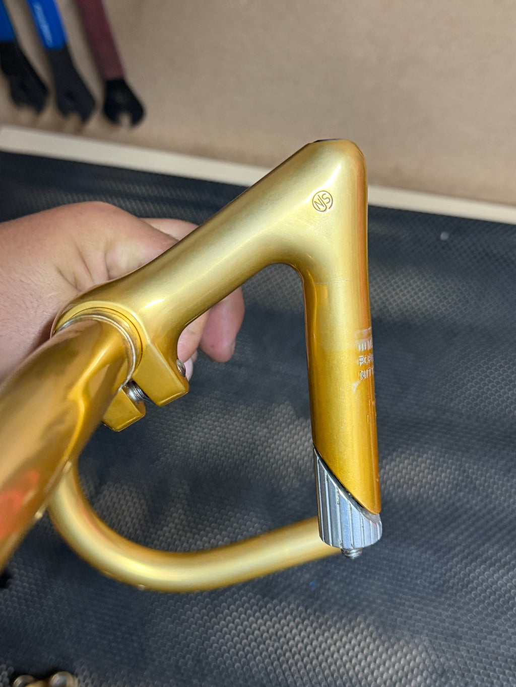 Rare Nitto NJS Gold Jaguar Stem Handlebars & 27.2mm Seatpost