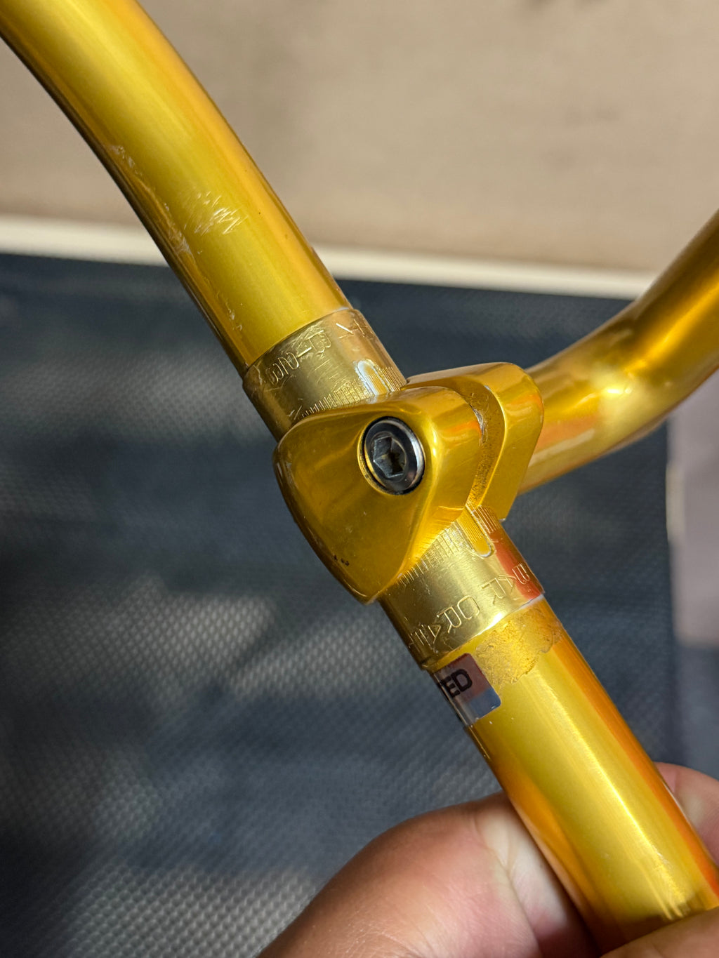 Rare Nitto NJS Gold Jaguar Stem Handlebars & 27.2mm Seatpost