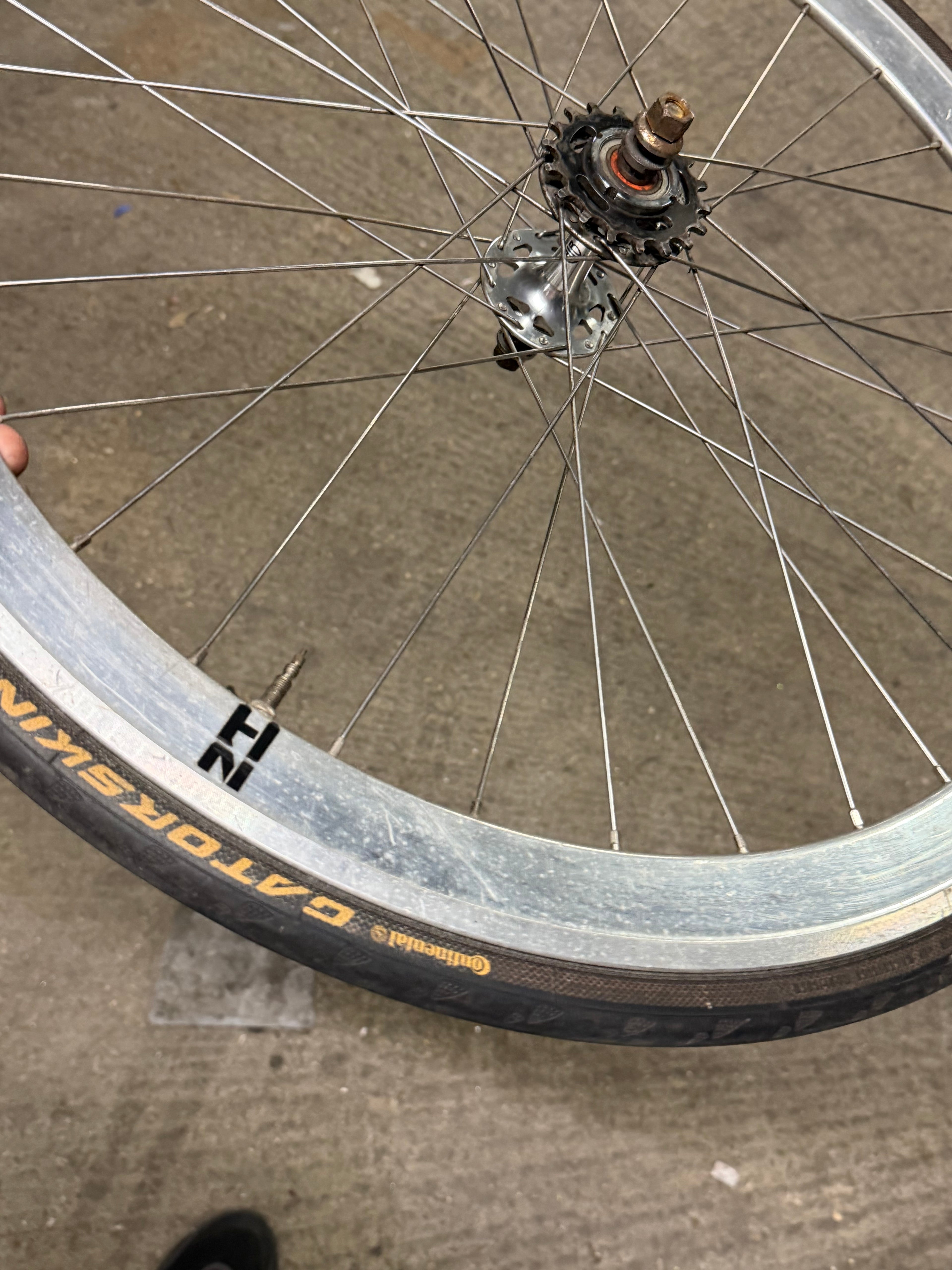 BLB Rear Track Wheel H Plus Son Rim
