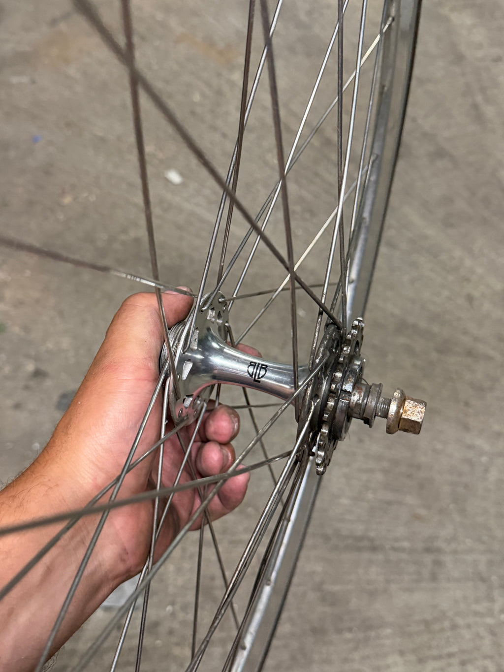BLB Rear Track Wheel H Plus Son Rim