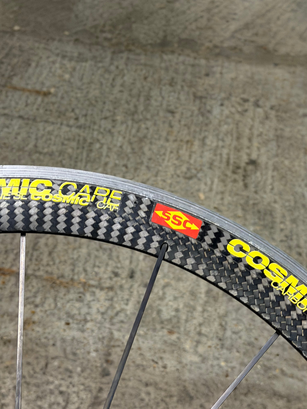 Mavic Cosmic Carbon Aluminium Rim Front Wheel 700c Clincher